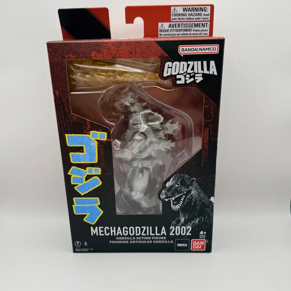 Bandai Mechagodzilla 2002 Godzilla Action Figure Silver 92342 New